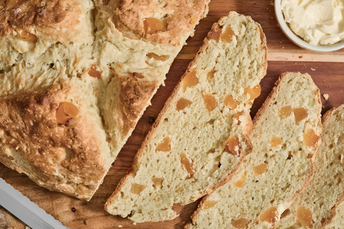 Irish Soda Bread with Apricots and Orange Zest