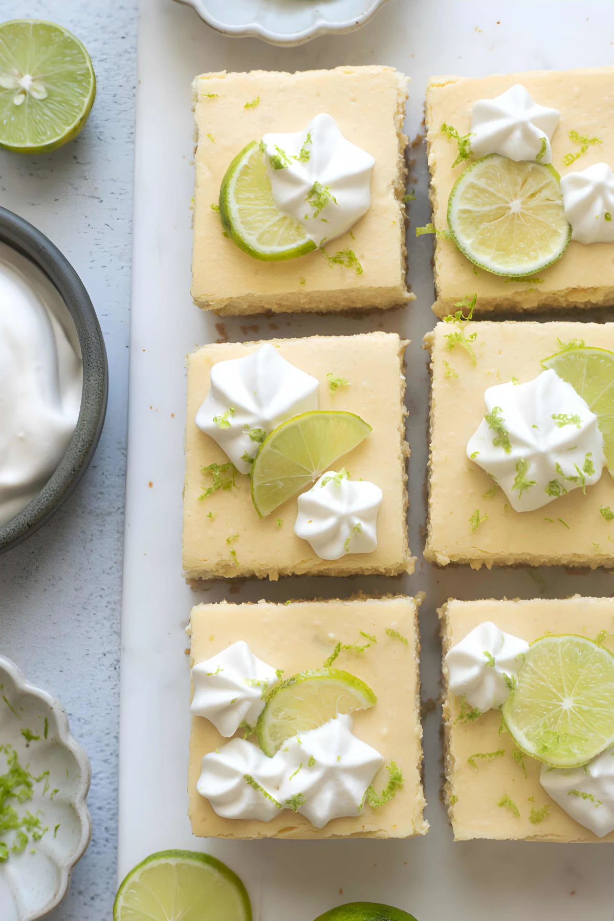 Key Lime Cheesecake Bars