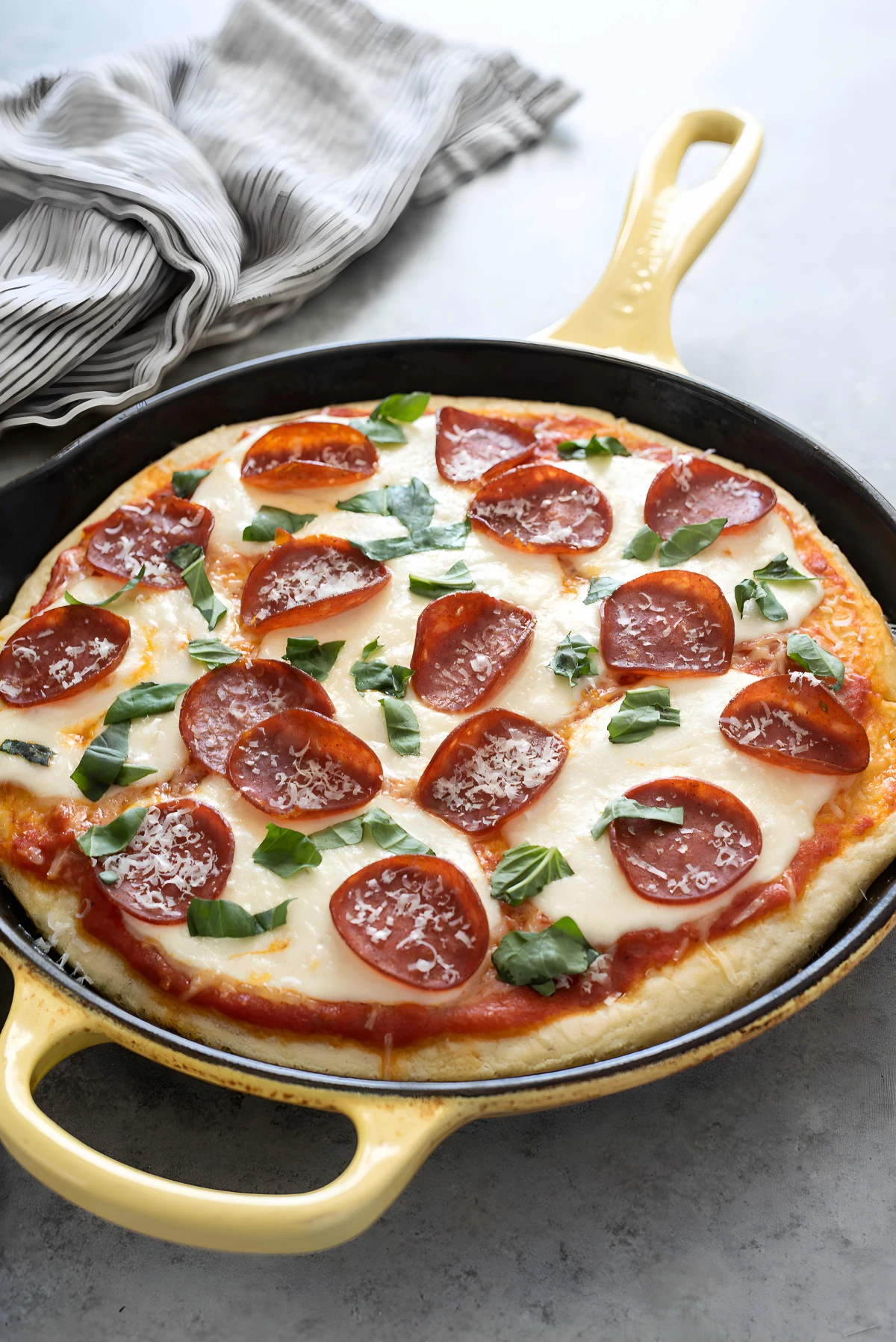 One Hour Focaccia Bread Pizza