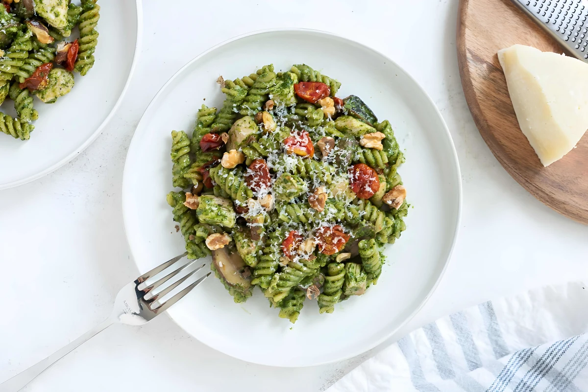 One Pot Chicken Pesto Pasta