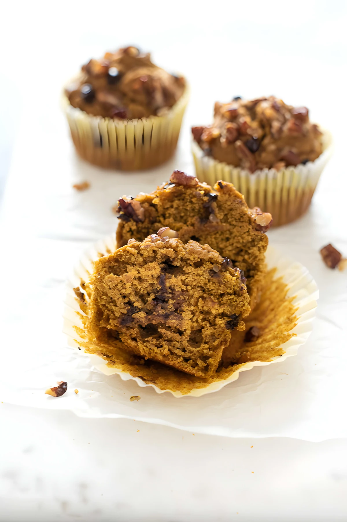 Pumpkin Oat Muffins