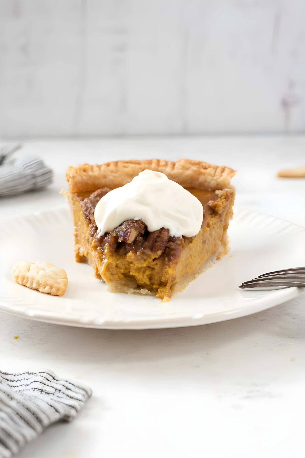 Pumpkin Pecan Pie