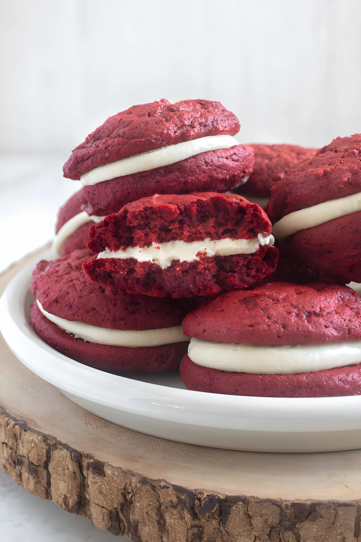 Red Velvet Whoopie Pies