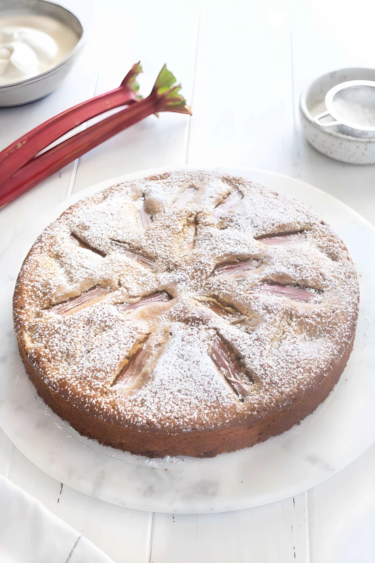 Rhubarb Cake