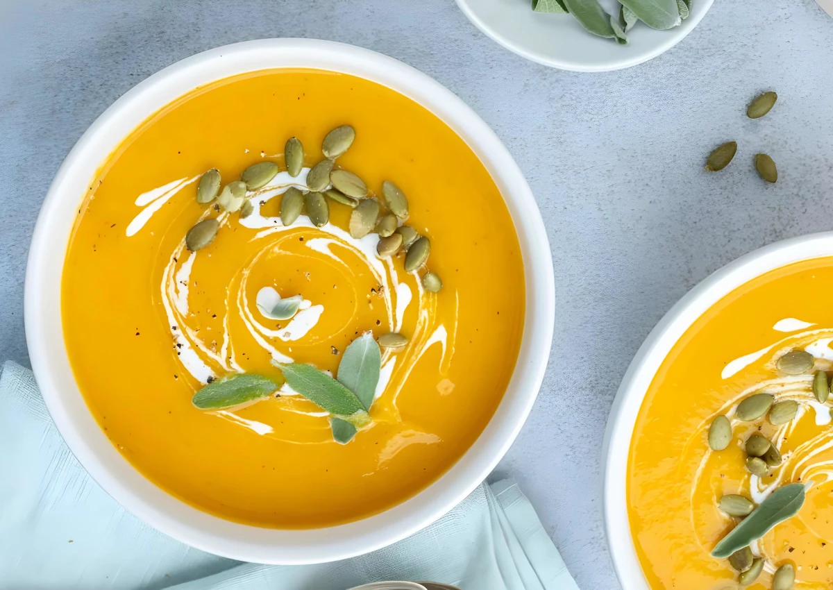 Roasted Pumpkin Apple Soup