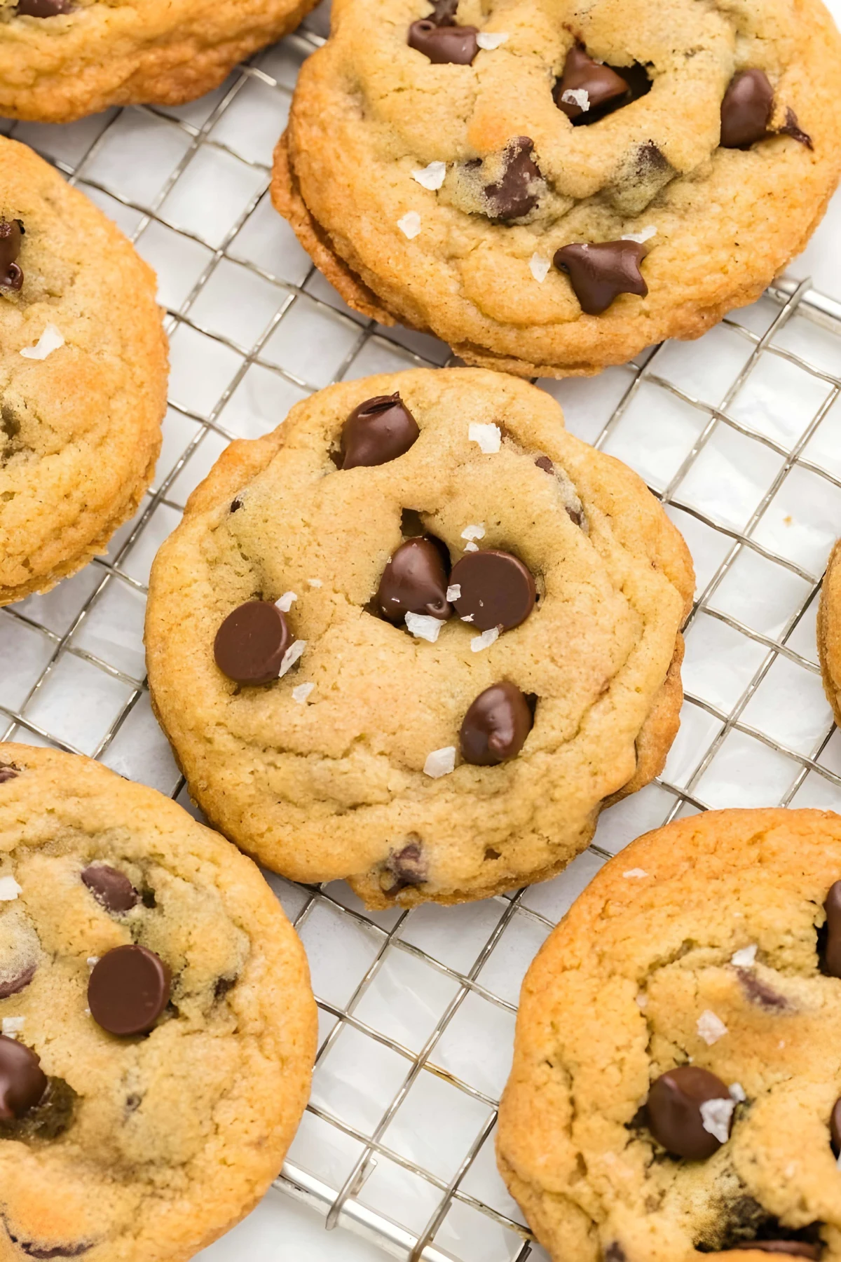 Salted Chocolate Chip Cookies