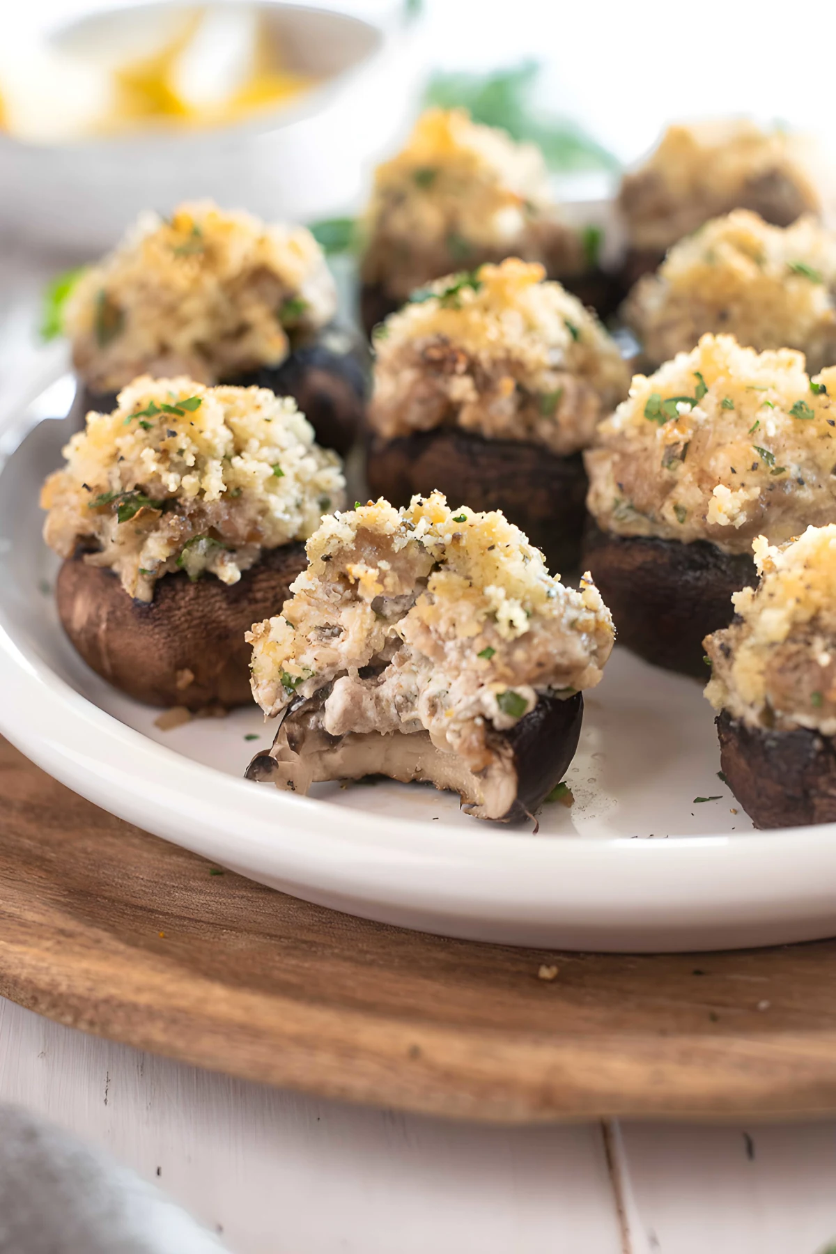 Sausage Stuffed Mushrooms