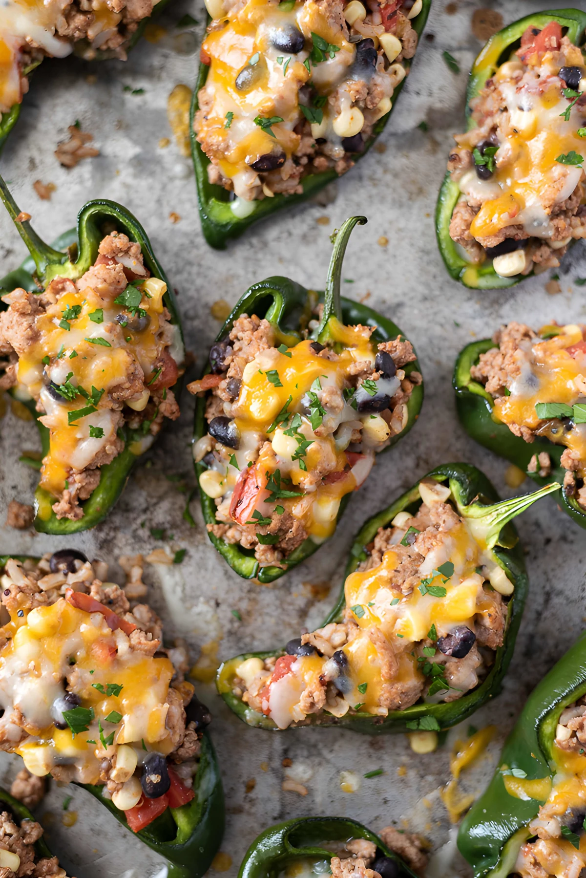 Southwest Stuffed Poblano Peppers