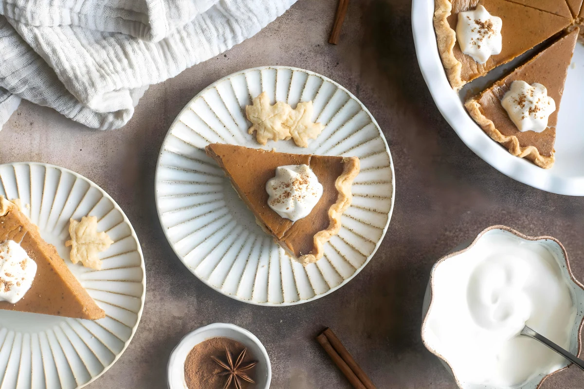 Spiced Chai Pumpkin Pie