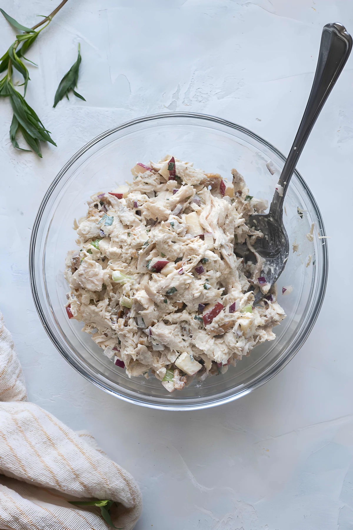 Tarragon Chicken Salad with Apples