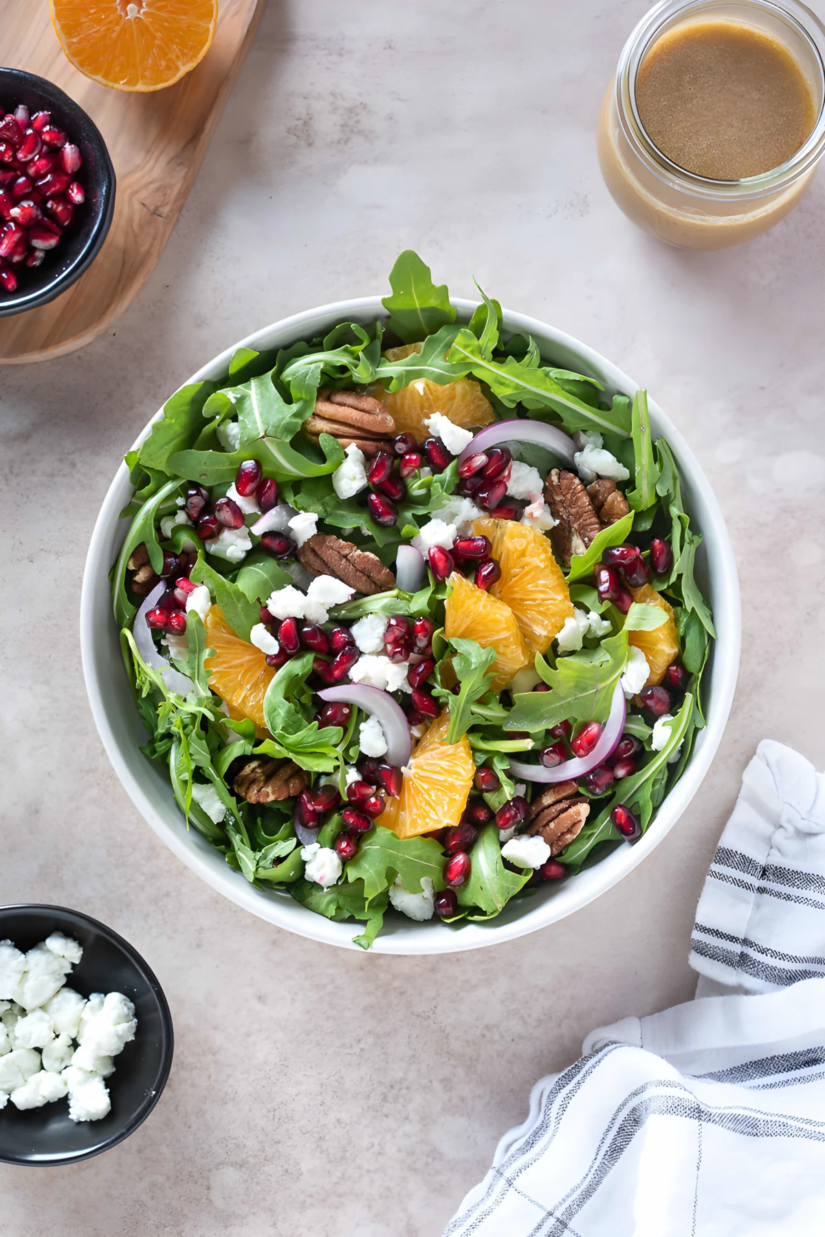 Arugula Orange Pomegranate Salad