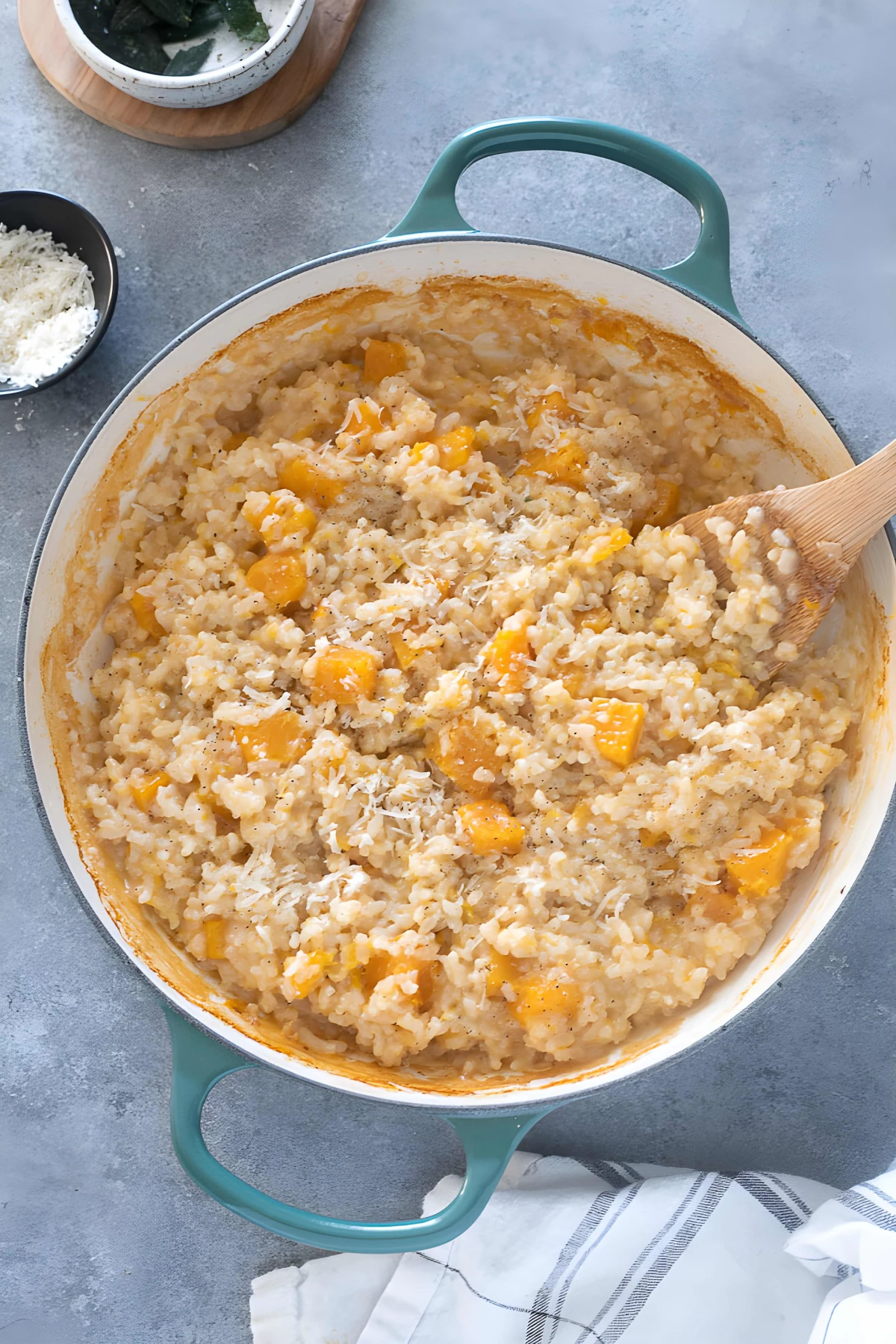 Baked Butternut Squash Risotto