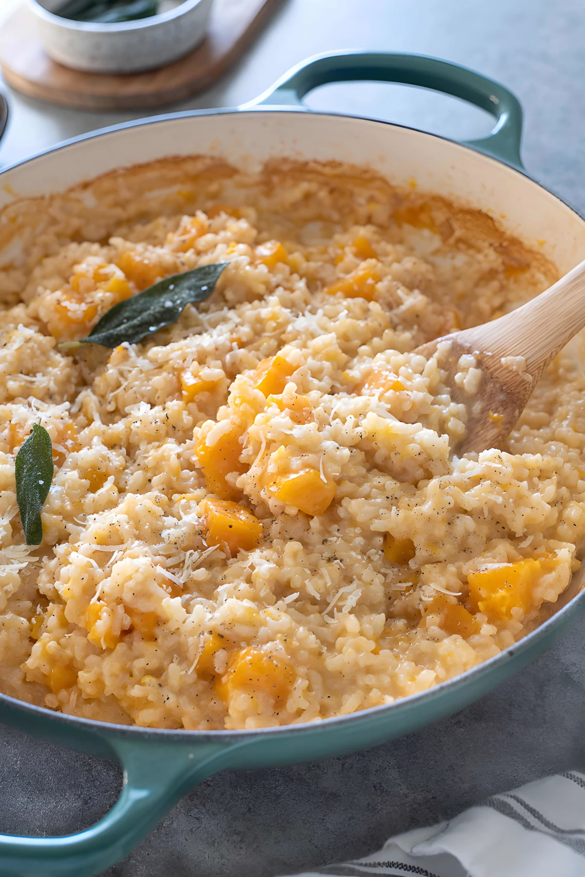 Baked Butternut Squash Risotto