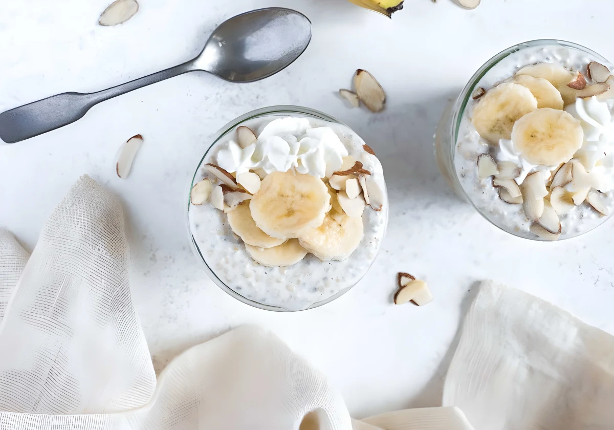 Banana Overnight Steel Cut Oats