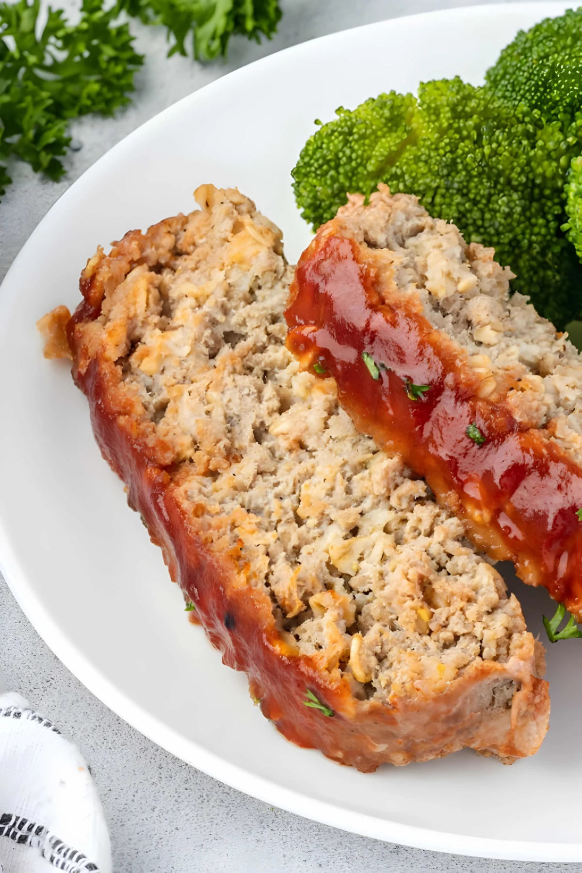 BBQ Turkey Meatloaf with Oatmeal