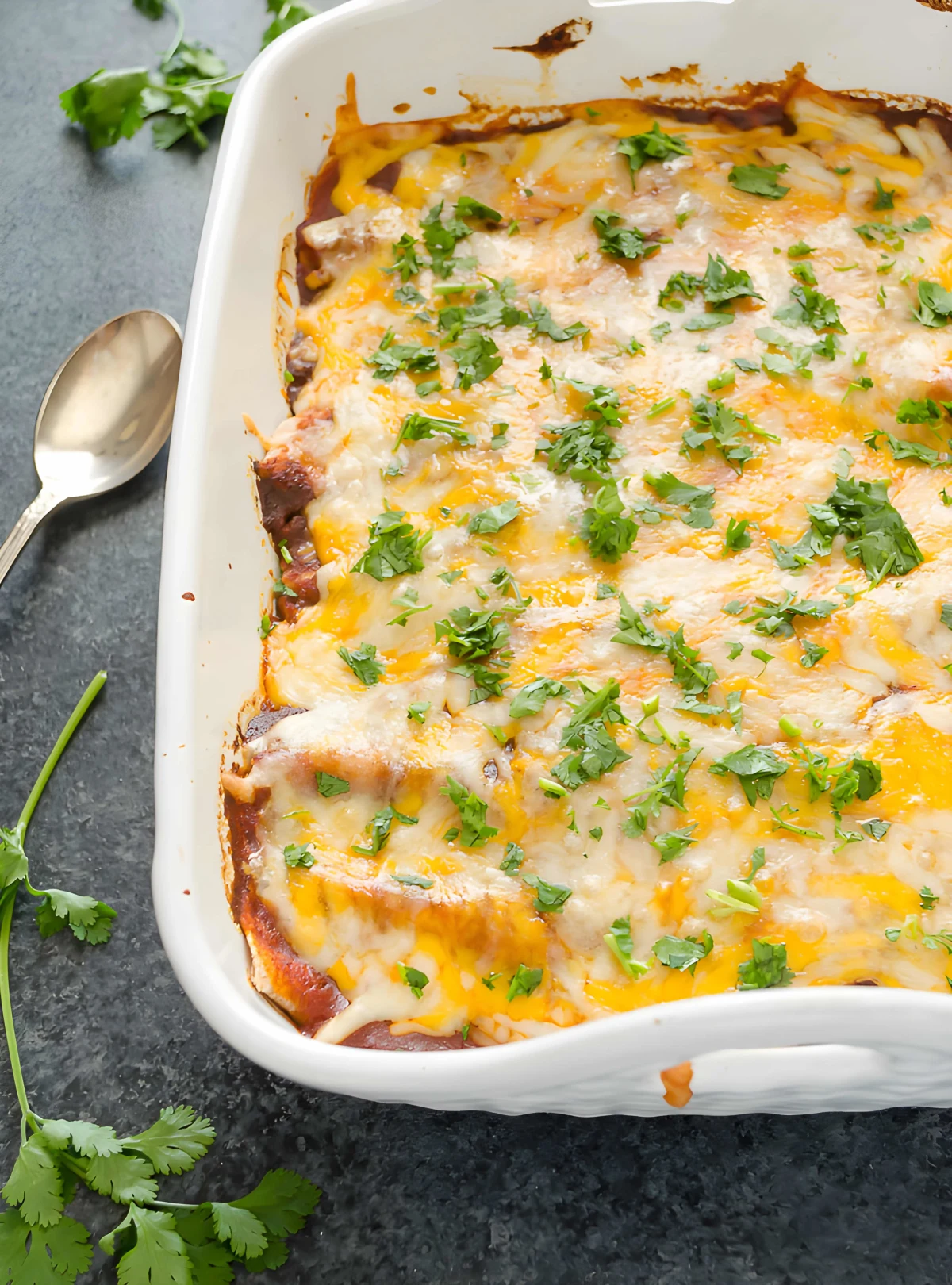 Black Bean Sweet Potato Enchiladas