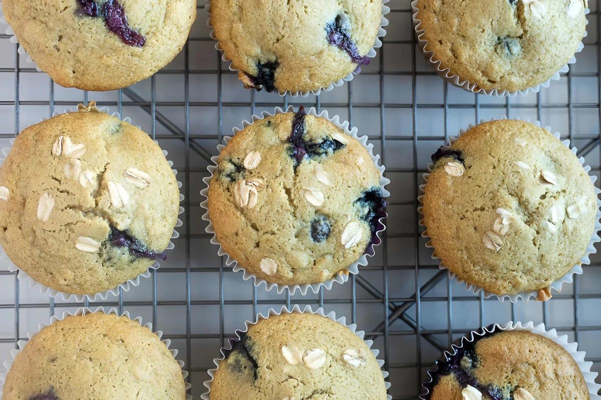 Blueberry Oatmeal Muffins