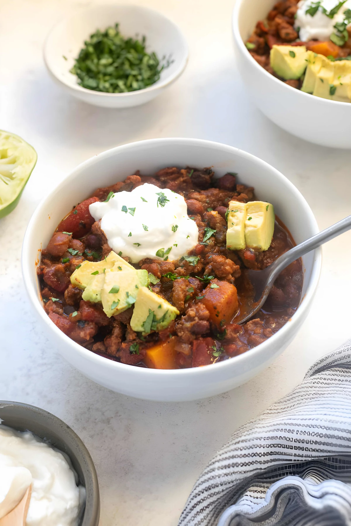 Butternut Squash Turkey Chili