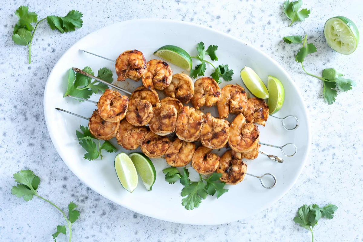Chili Lime Grilled Shrimp Skewers