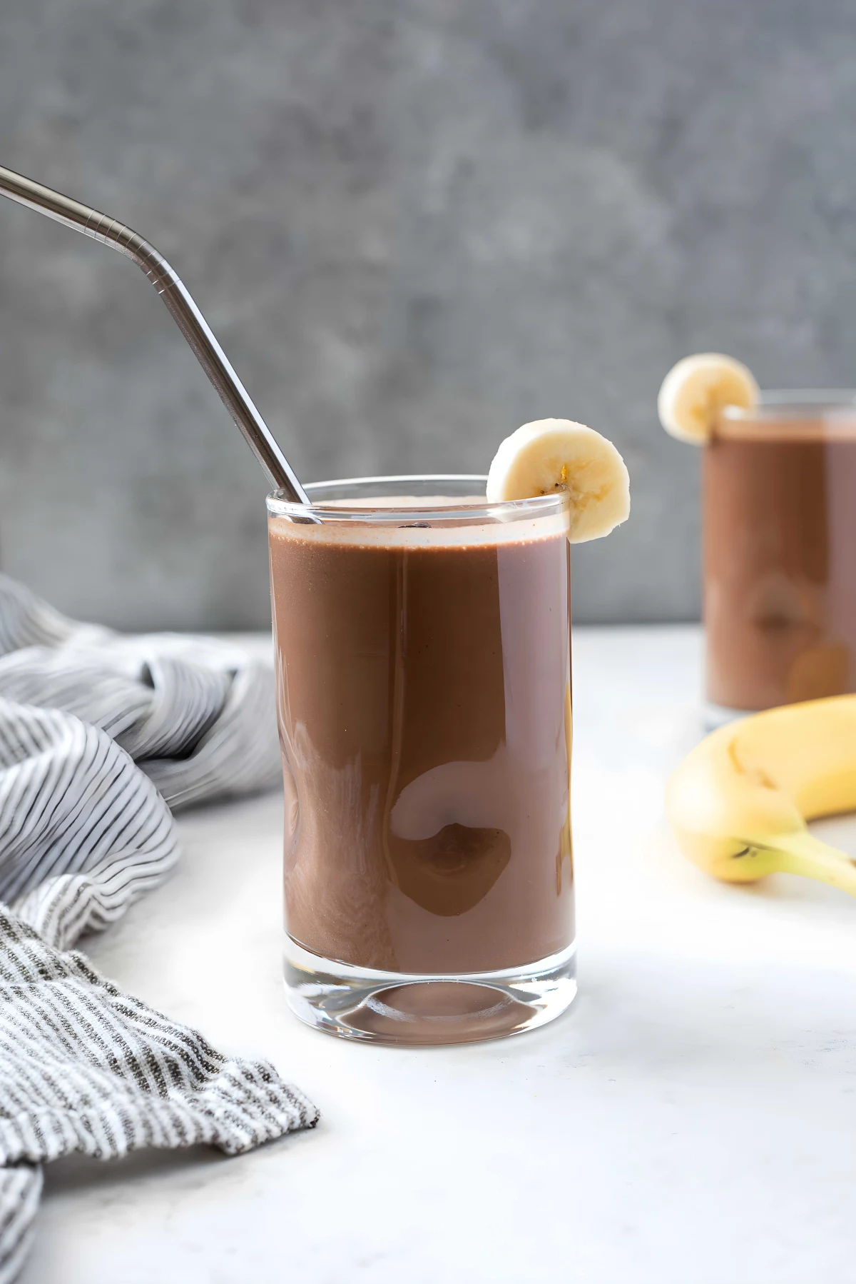 Chocolate Banana Protein Smoothie