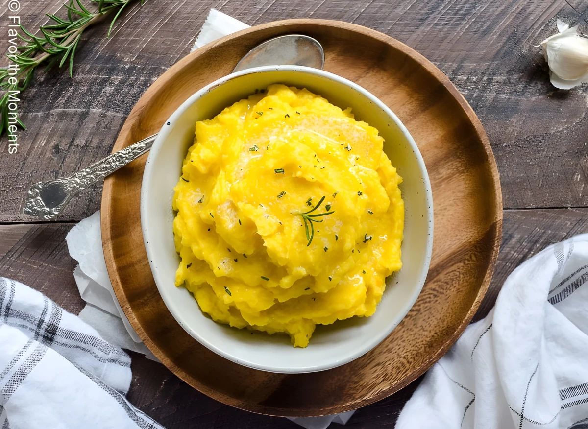 Creamy Kabocha Squash Mashed Potatoes
