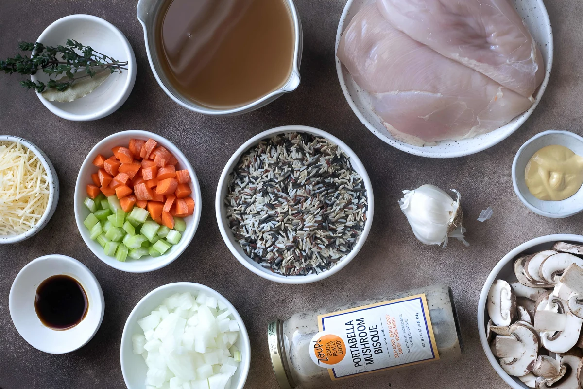 Crock Pot Chicken and Wild Rice Casserole