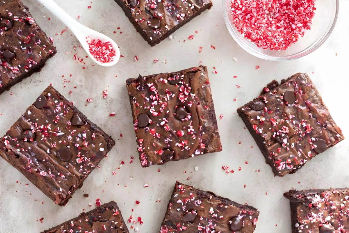 Easy Peppermint Brownies