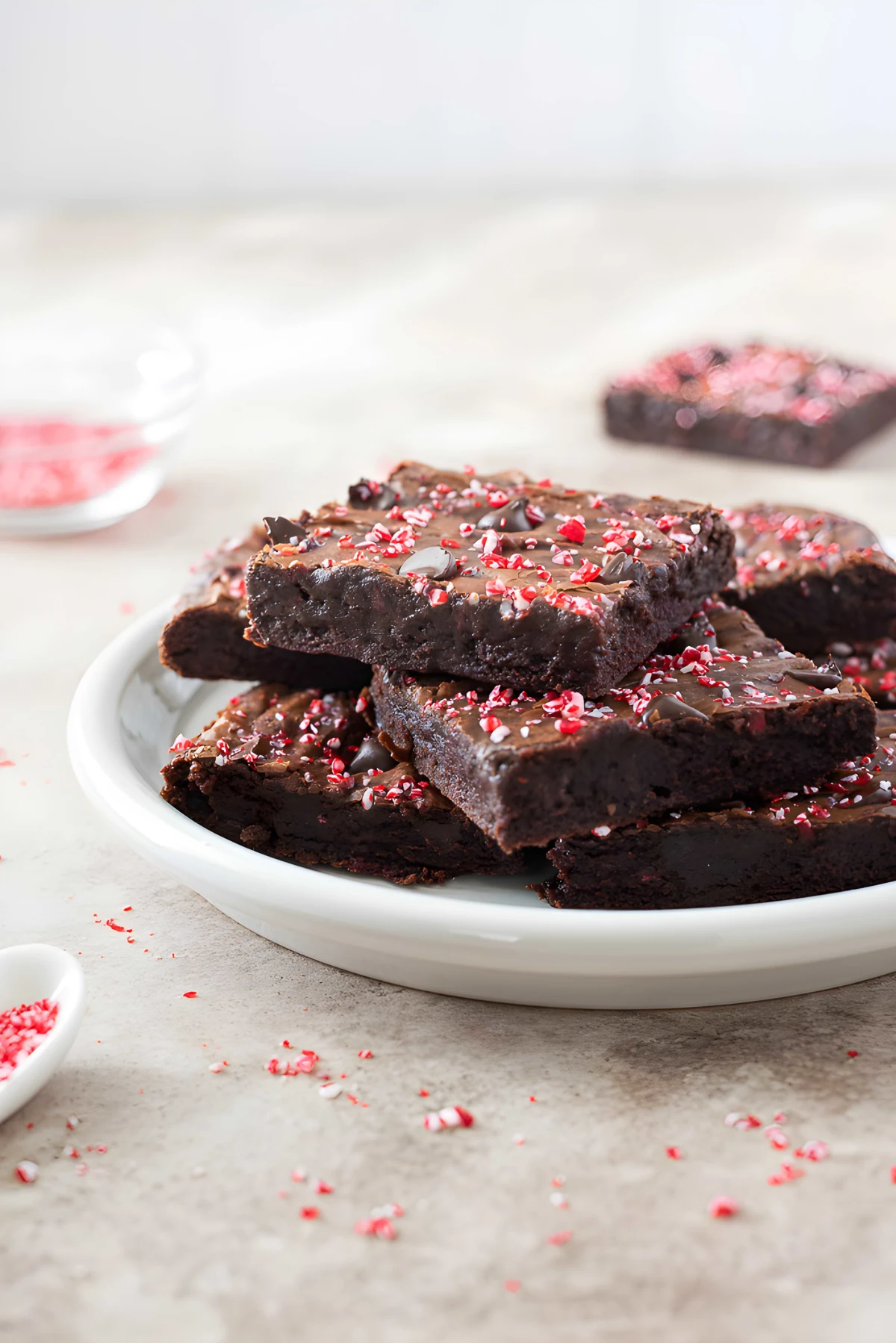 Easy Peppermint Brownies