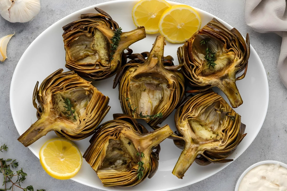 Easy Roasted Artichokes