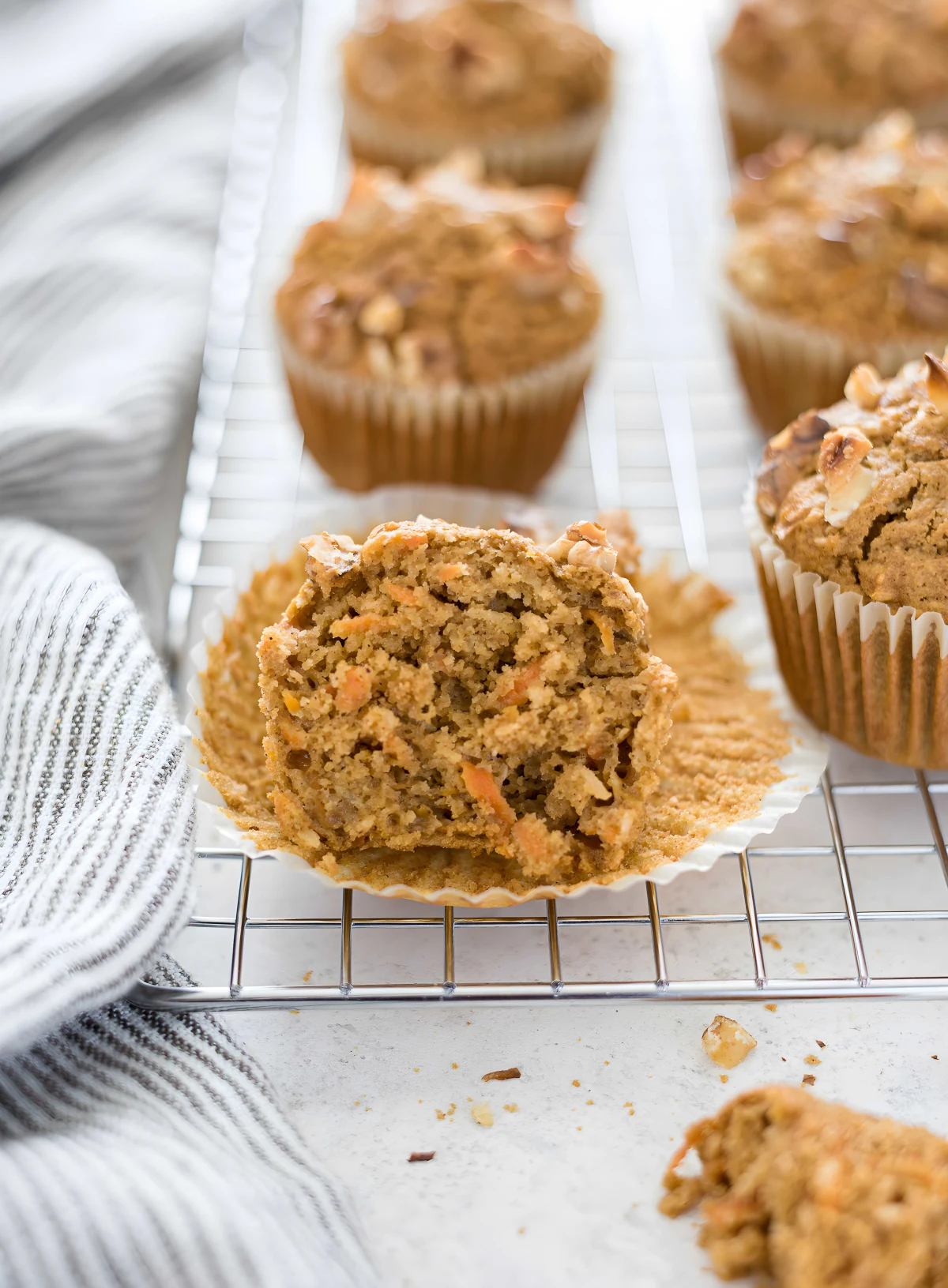 Gluten-Free Carrot Oat Muffins