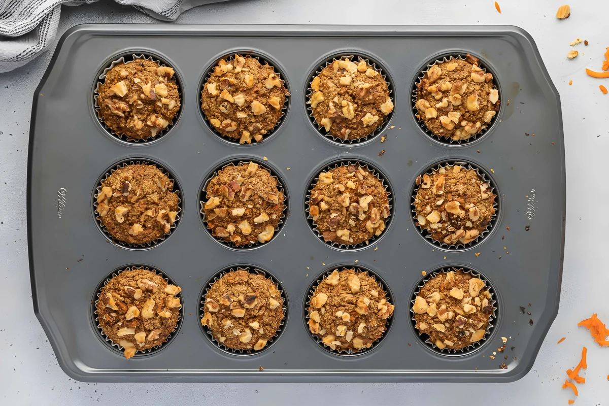 Gluten-Free Carrot Oat Muffins