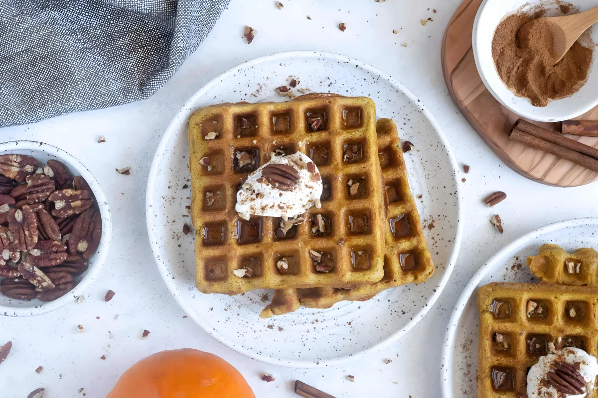 Gluten-Free Pumpkin Spice Waffles