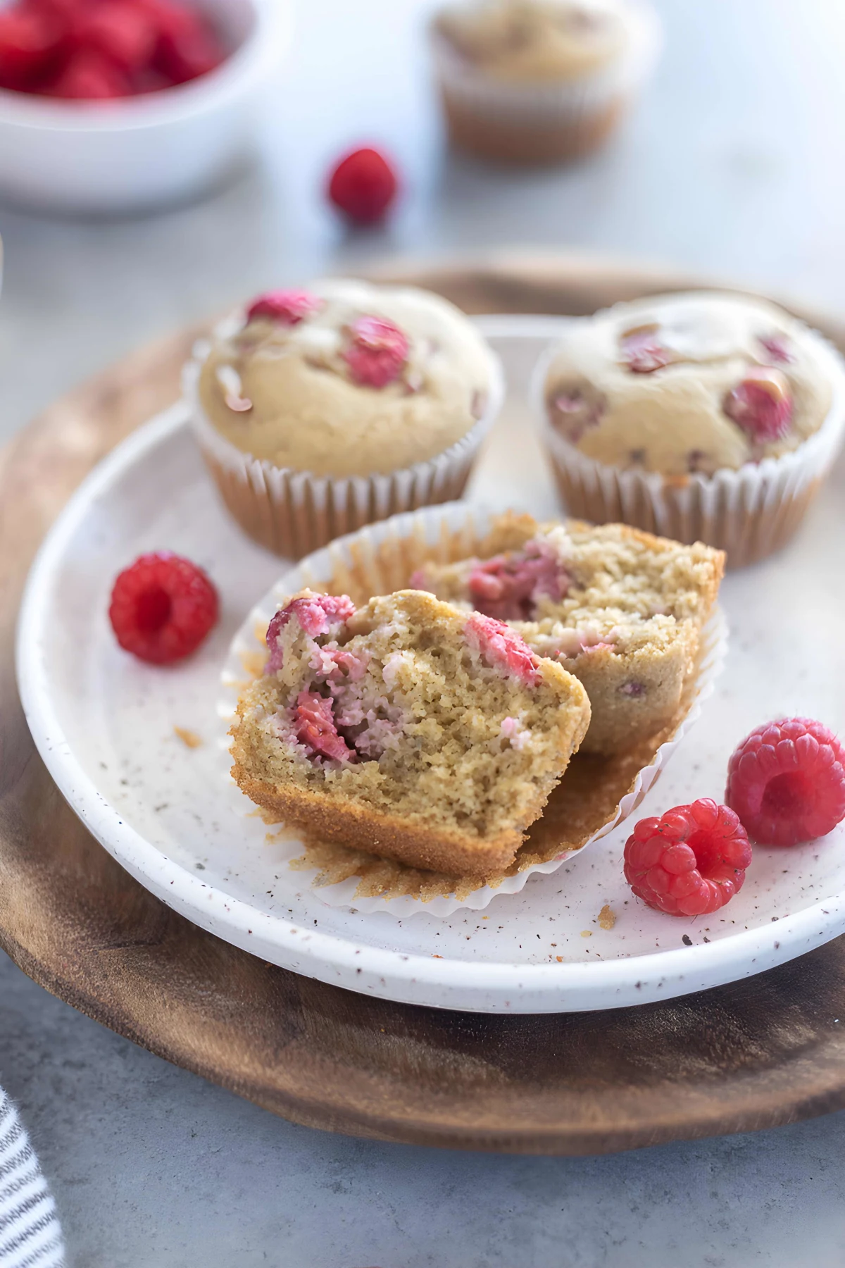 Gluten-Free Raspberry Muffins