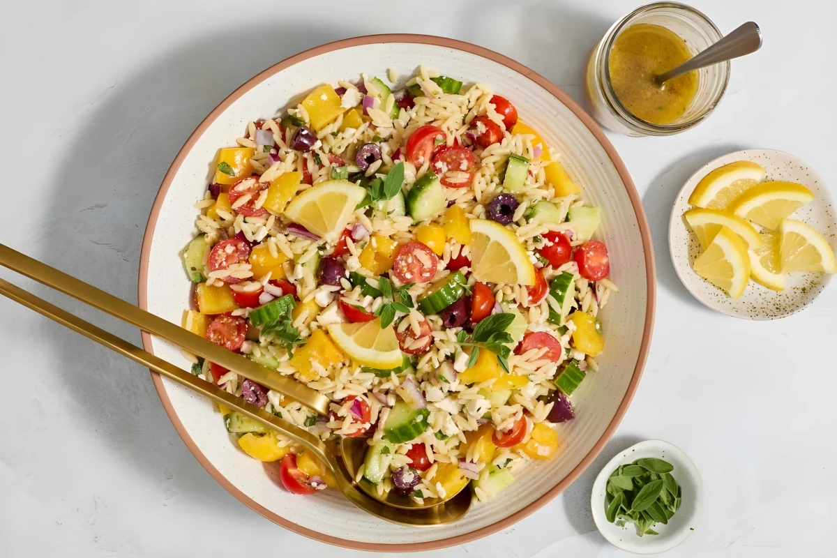 Greek Orzo Salad Recipe
