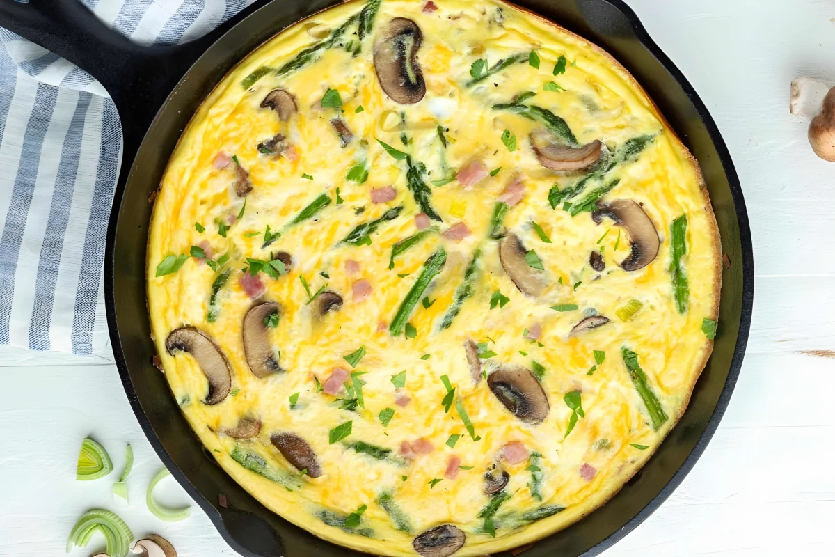Ham and Cheese Frittata
