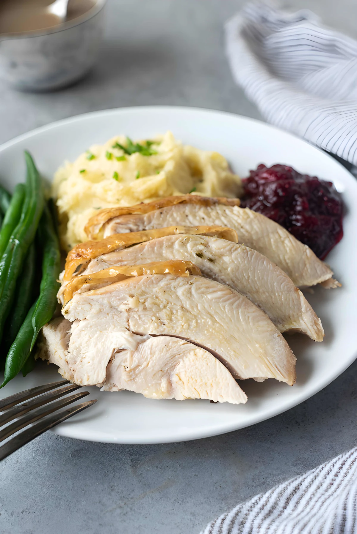 Herb & Garlic Oven Roasted Turkey Breast