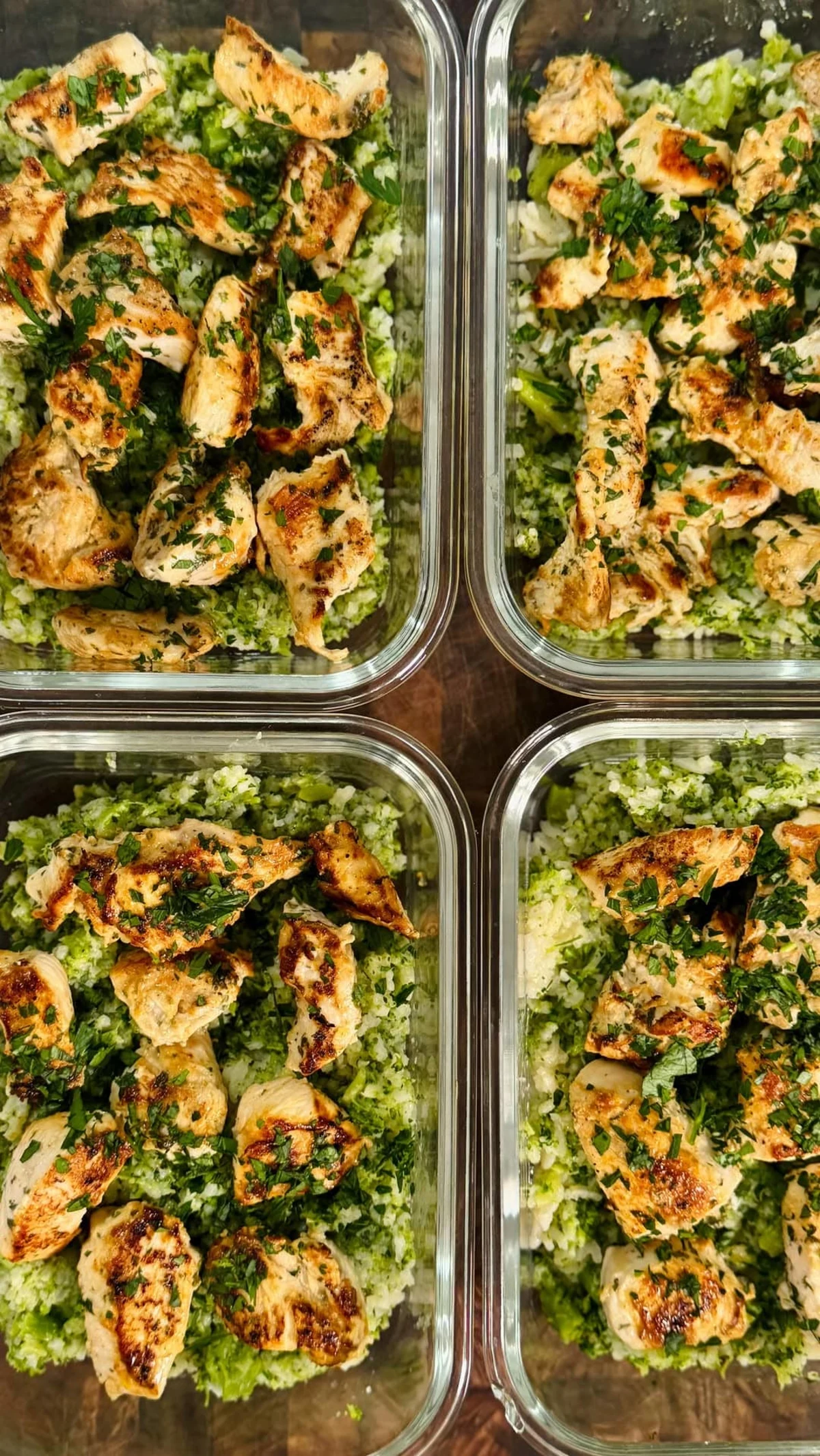 Lemon Garlic Chicken with Broccoli Cheddar Rice