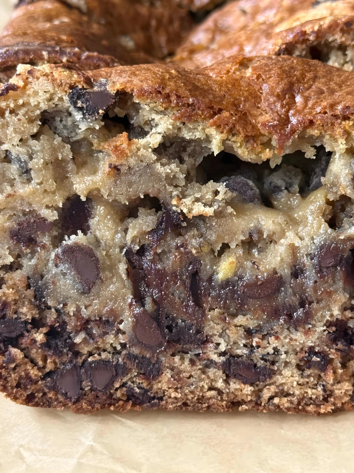 Cookie Dough Banana Bread