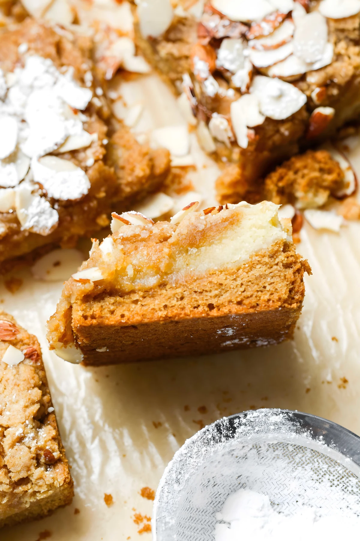 Almond Croissant Blondies