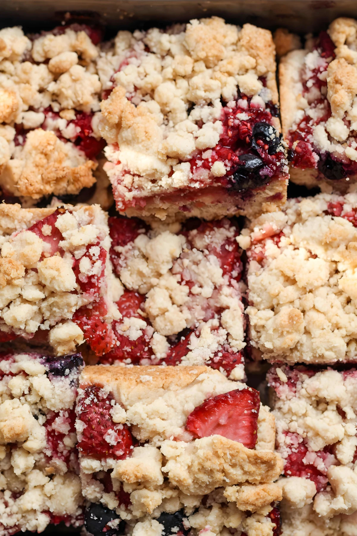 Strawberry Crumble Bars