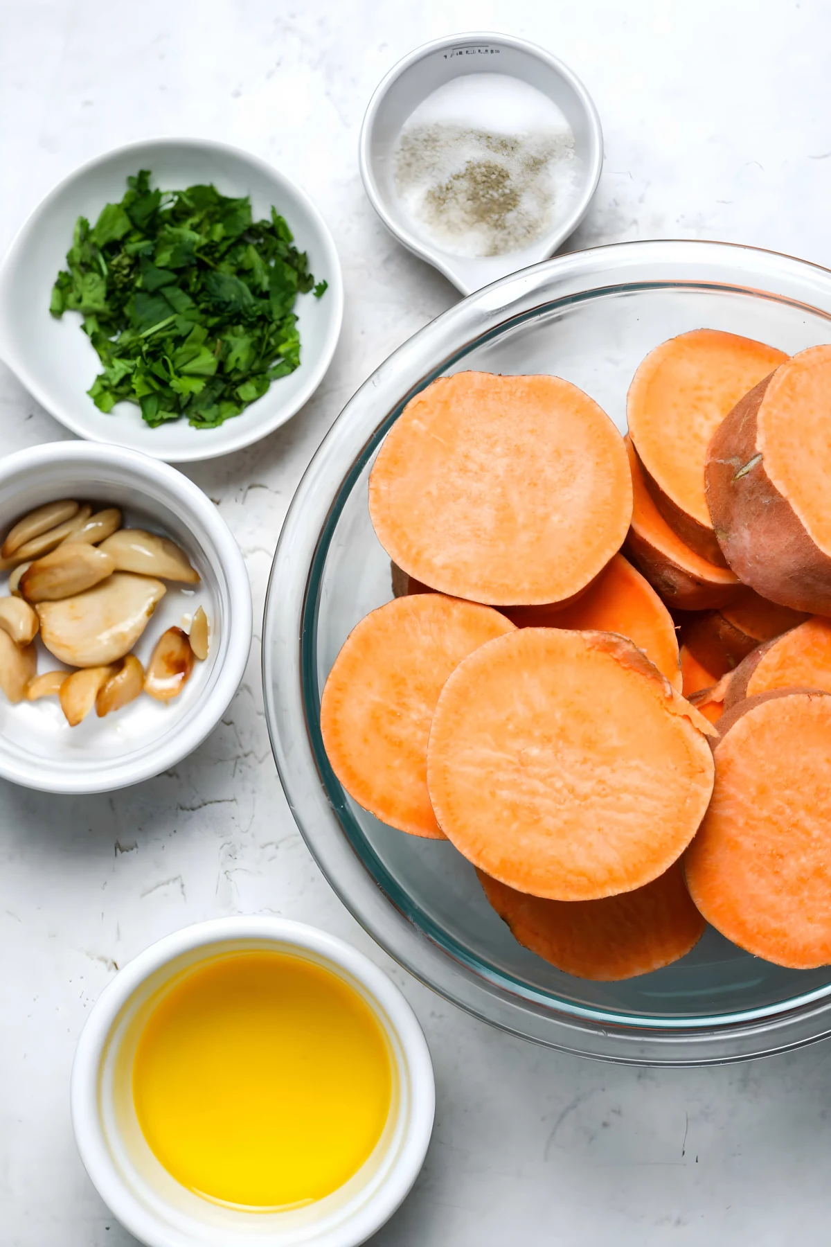 Smashed Sweet Potatoes