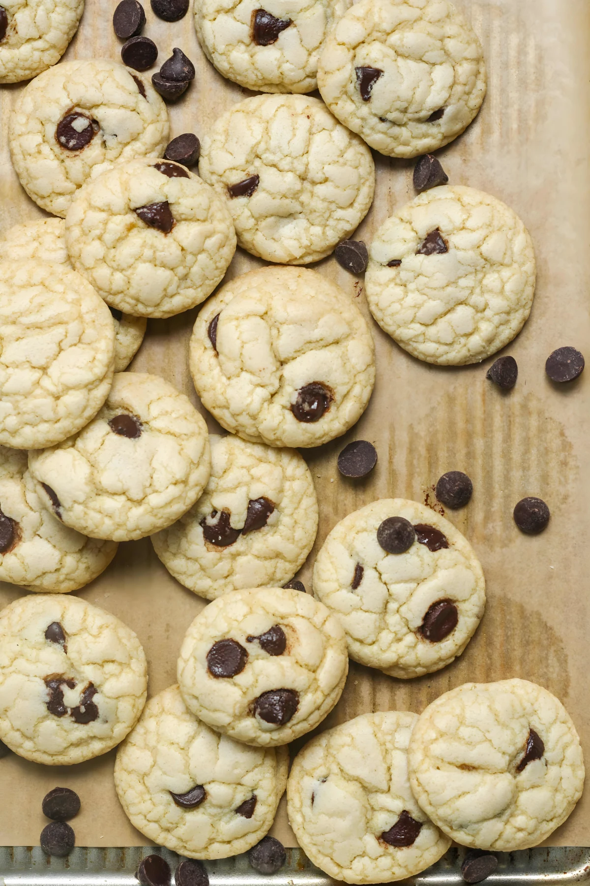 Mint Chocolate Chip Cookies