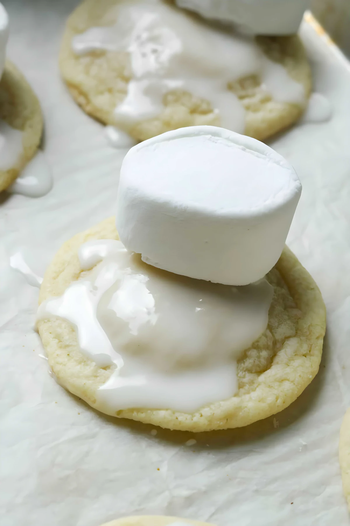 Melted Snowman Cookies
