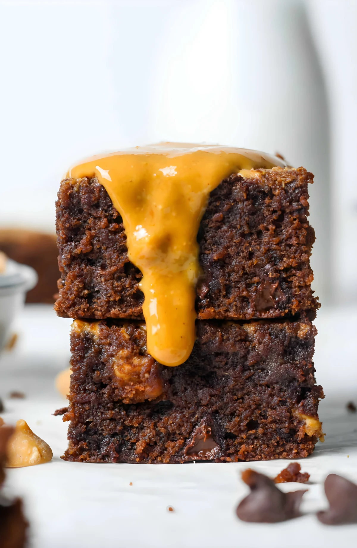 Peanut Butter Swirl Brownies