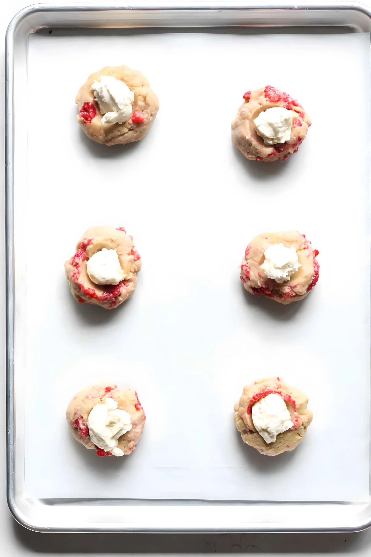 Raspberry Cheesecake Cookies