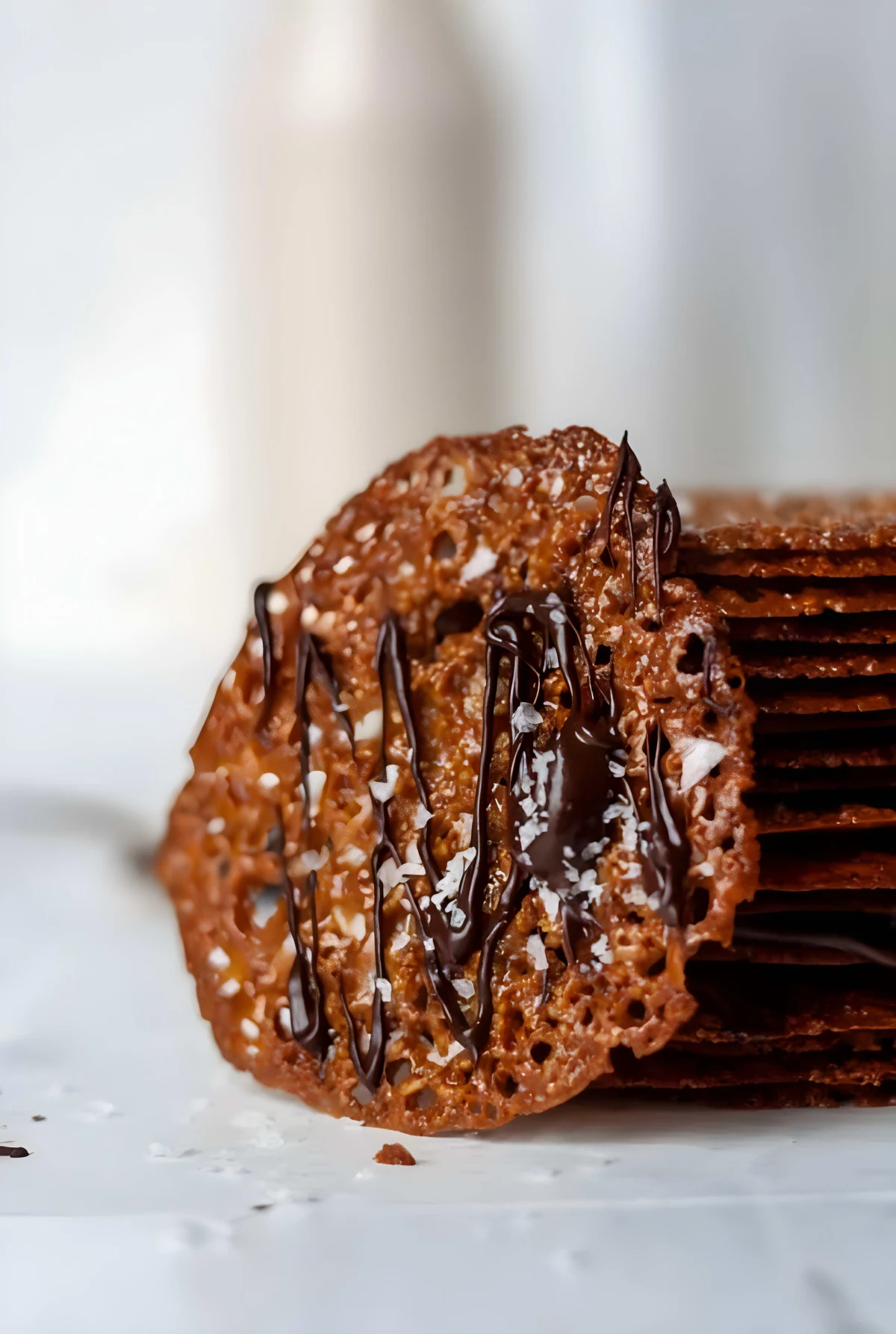 Crispy Almond Flour Lace Cookies (Gluten Free)