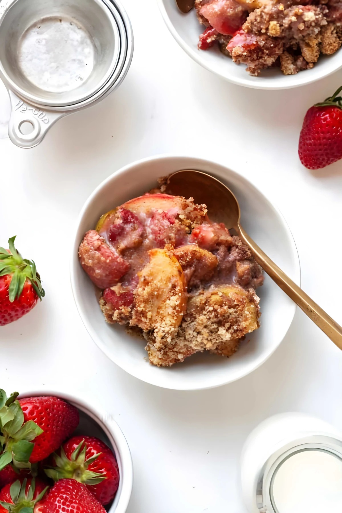 Apple Strawberry Crumble (Gluten Free)