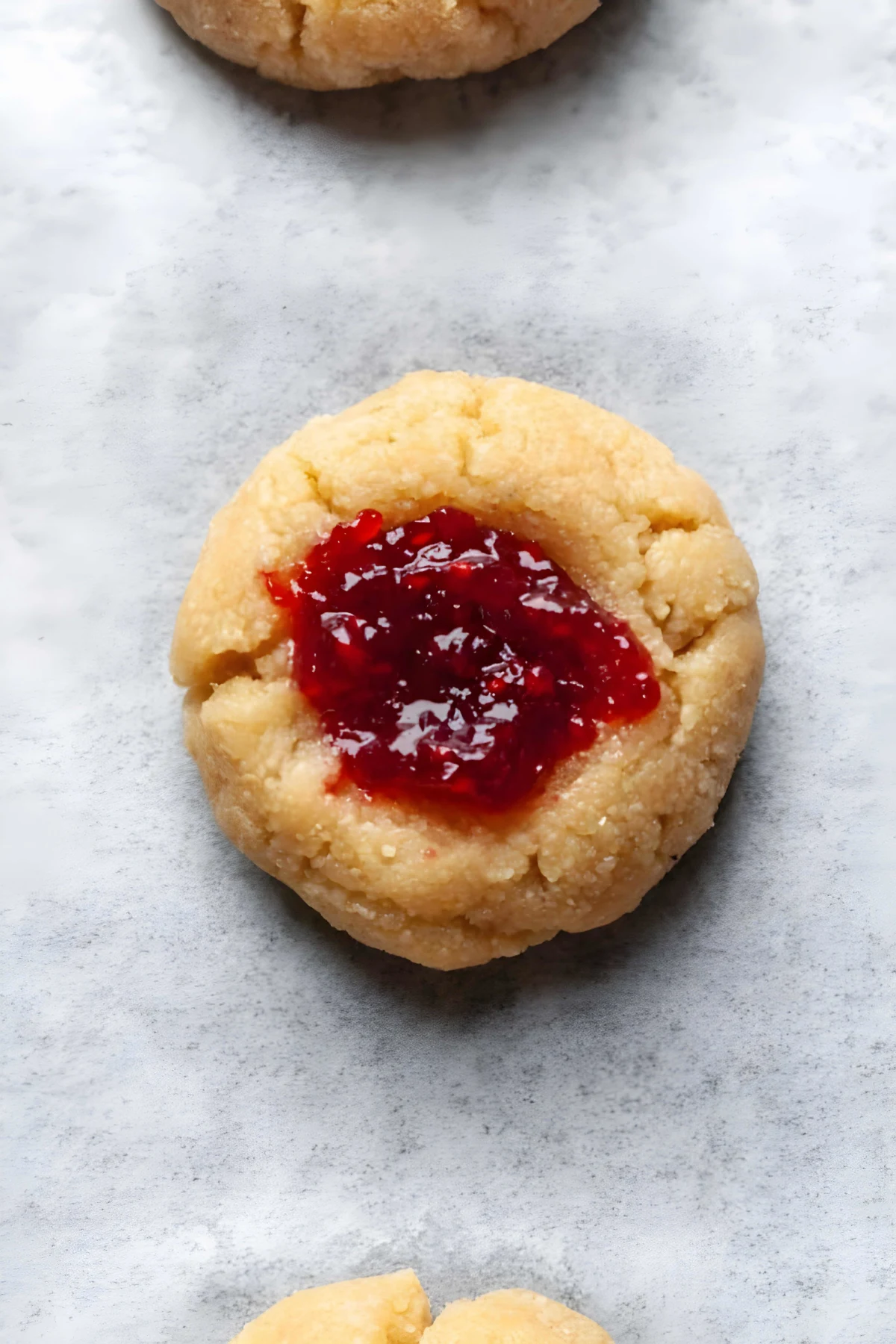 Almond Flour Thumbprint Cookies (Vegan)