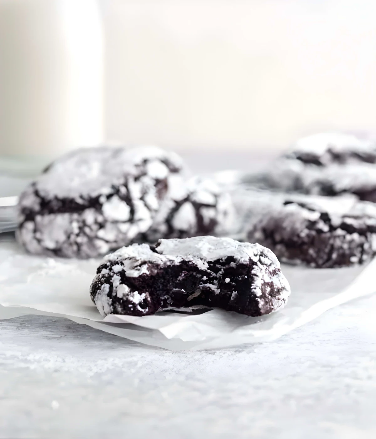 Gluten Free Chocolate Crinkle Cookies (Paleo)