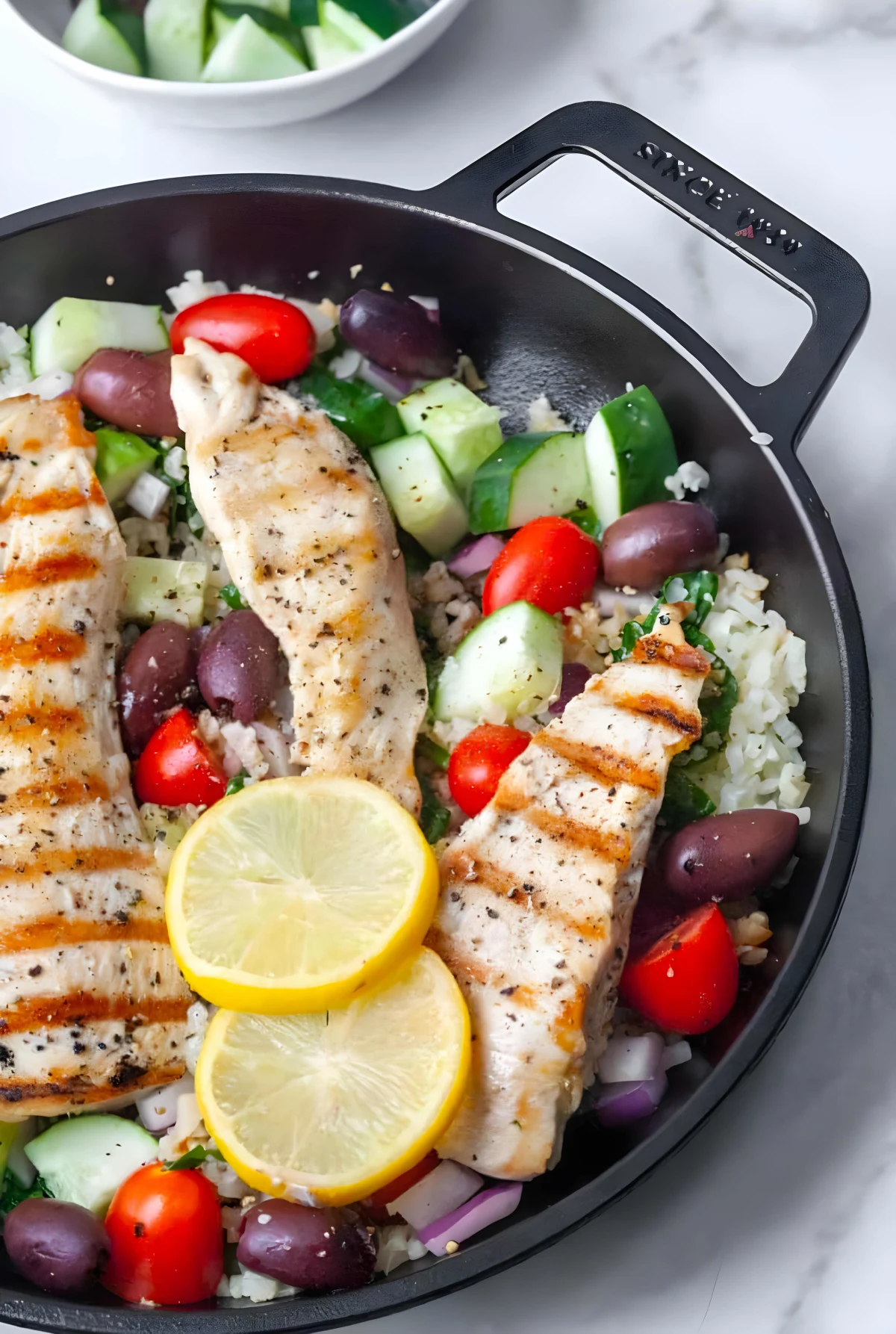 Whole30 Greek Chicken Skillet